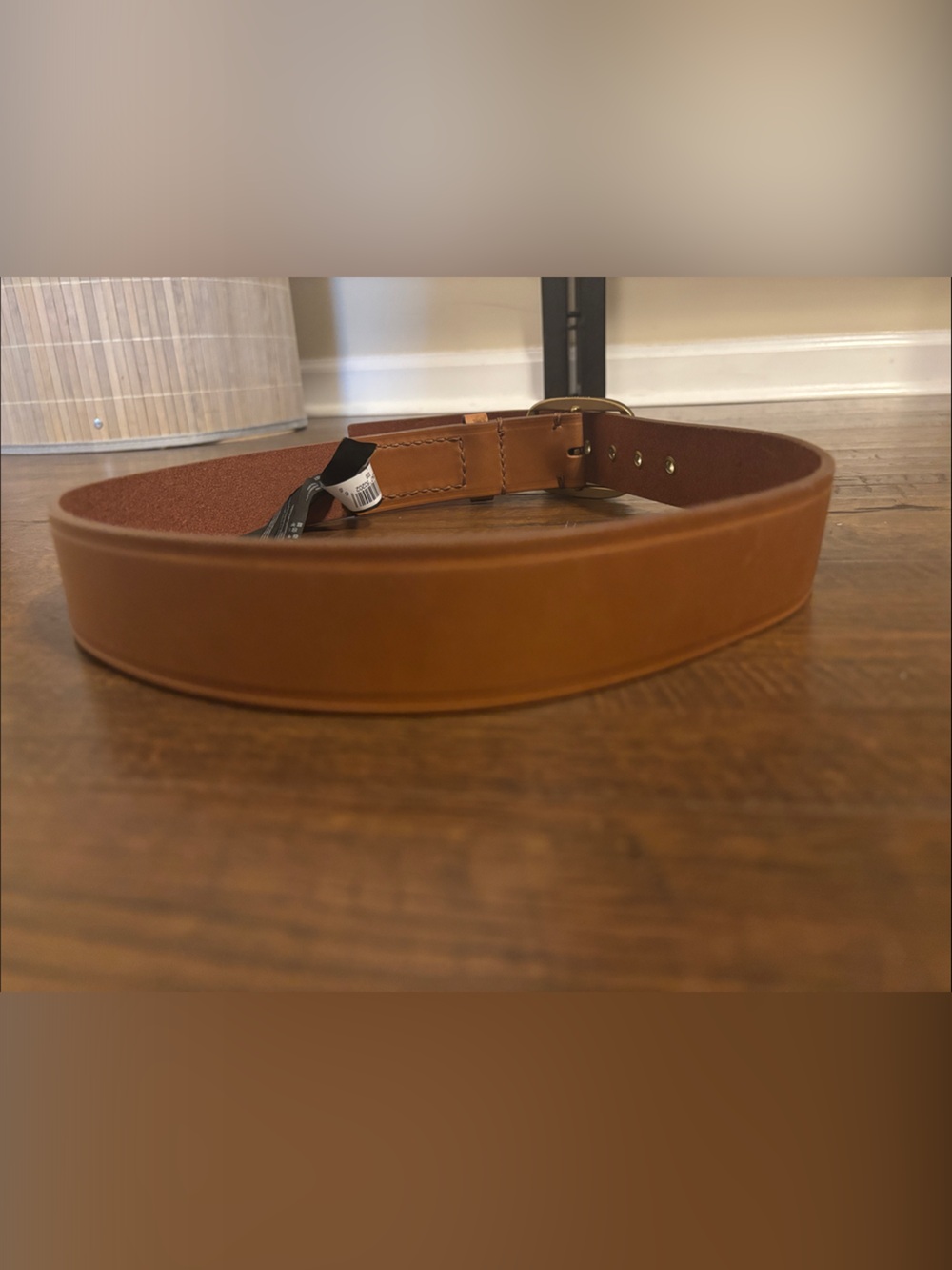 New All Saints Brown Leather Belt - Picture 7 of 7